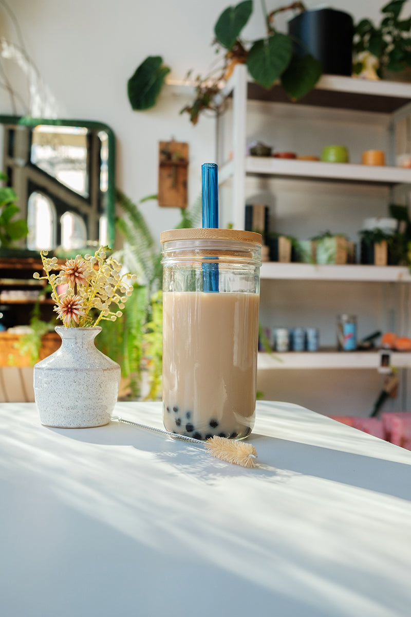 Classic Boba Jar + Steel Straws