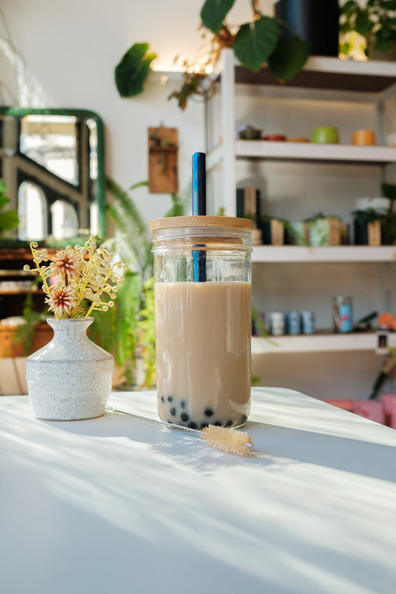 Classic Boba Jar + Steel Straws