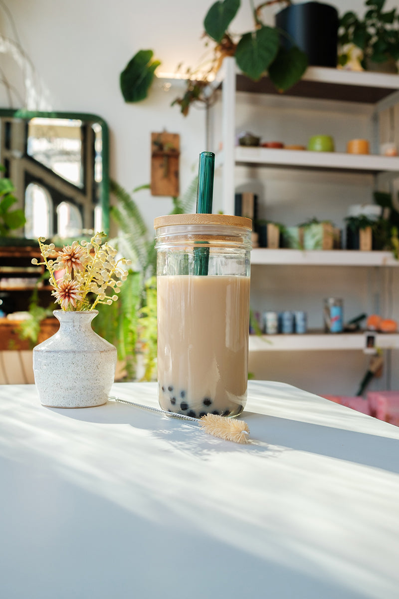 Classic Boba Jar + Steel Straws