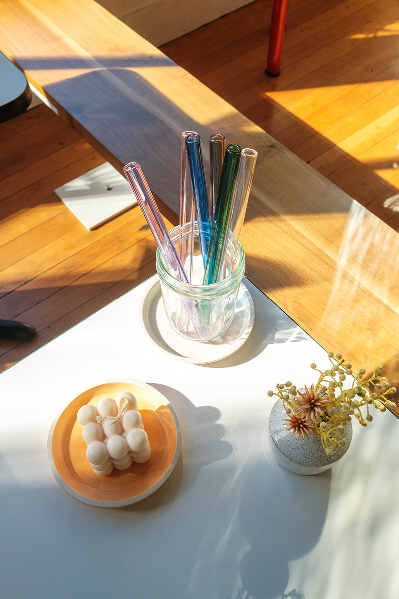 Singular Glass Straw