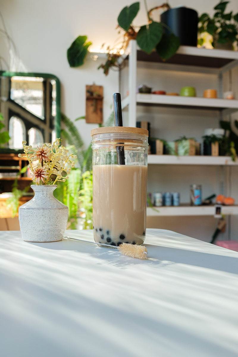 Classic Boba Jar + Steel Straws
