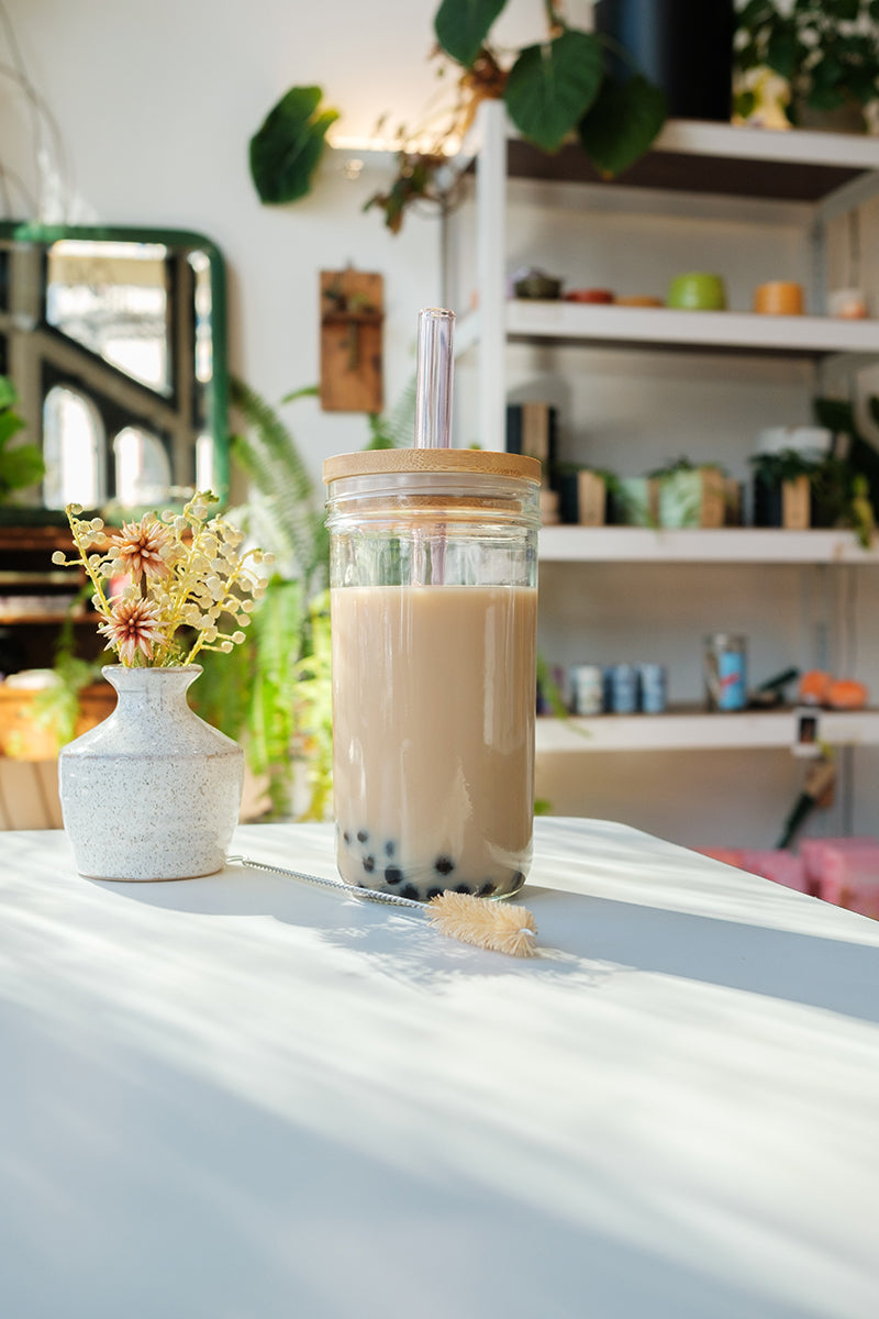 Classic Boba Jar + Steel Straws