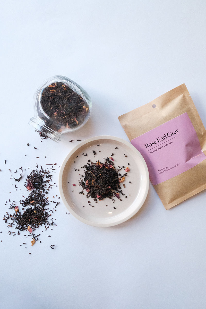 Organic Rose Earl Grey Loose Leaf