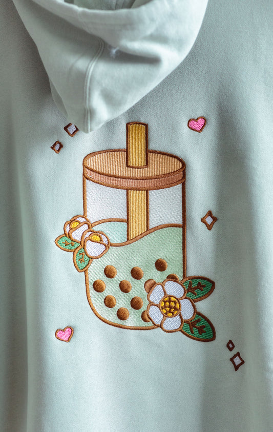 The “Matcha” Boba Hoodie