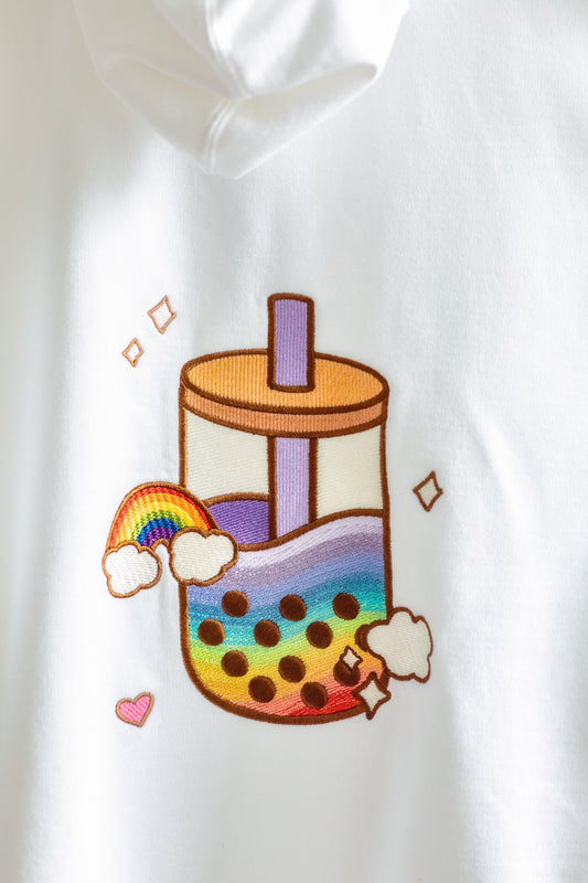 The “Rainbowba” Boba Hoodie