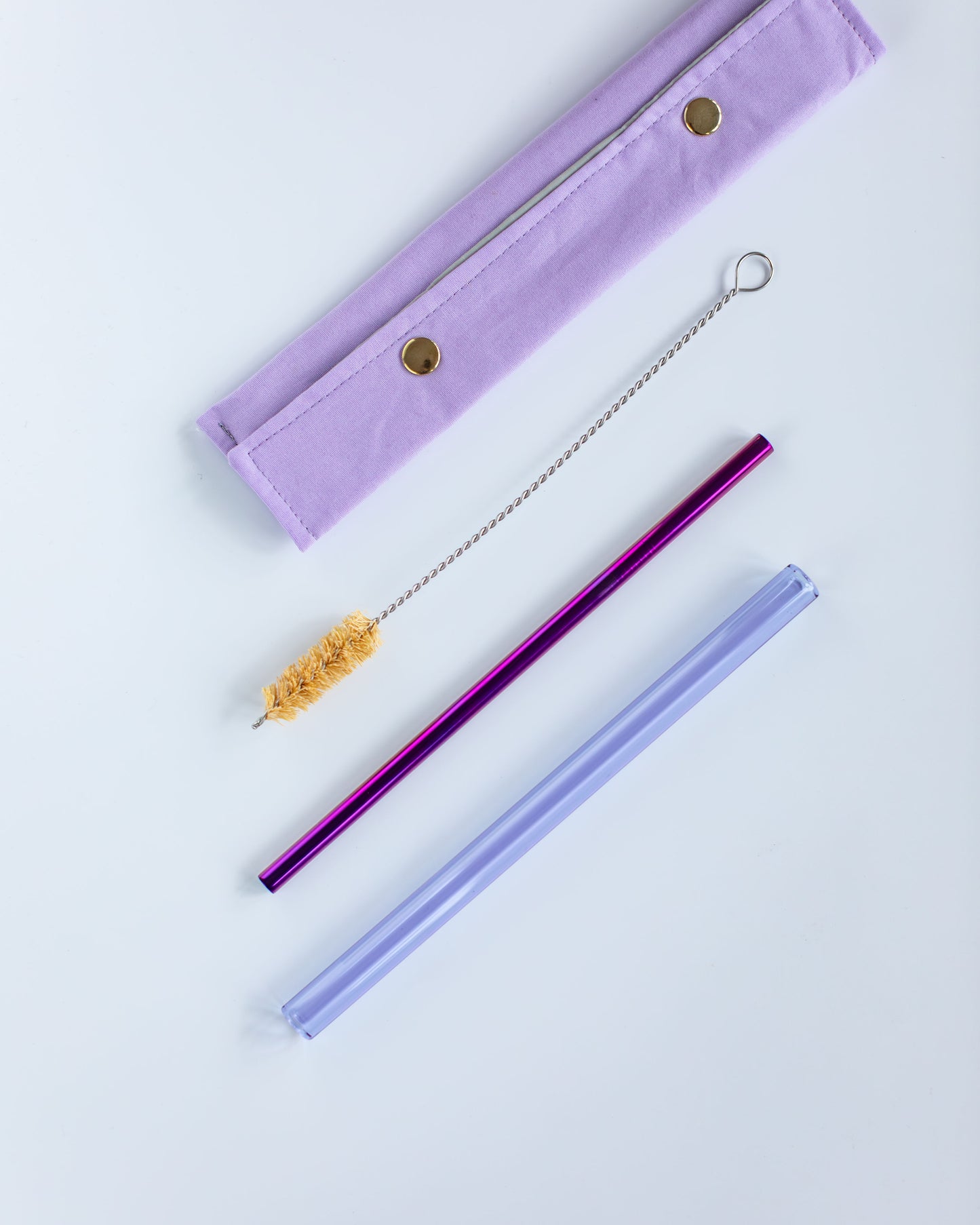 Straw Pouch Set