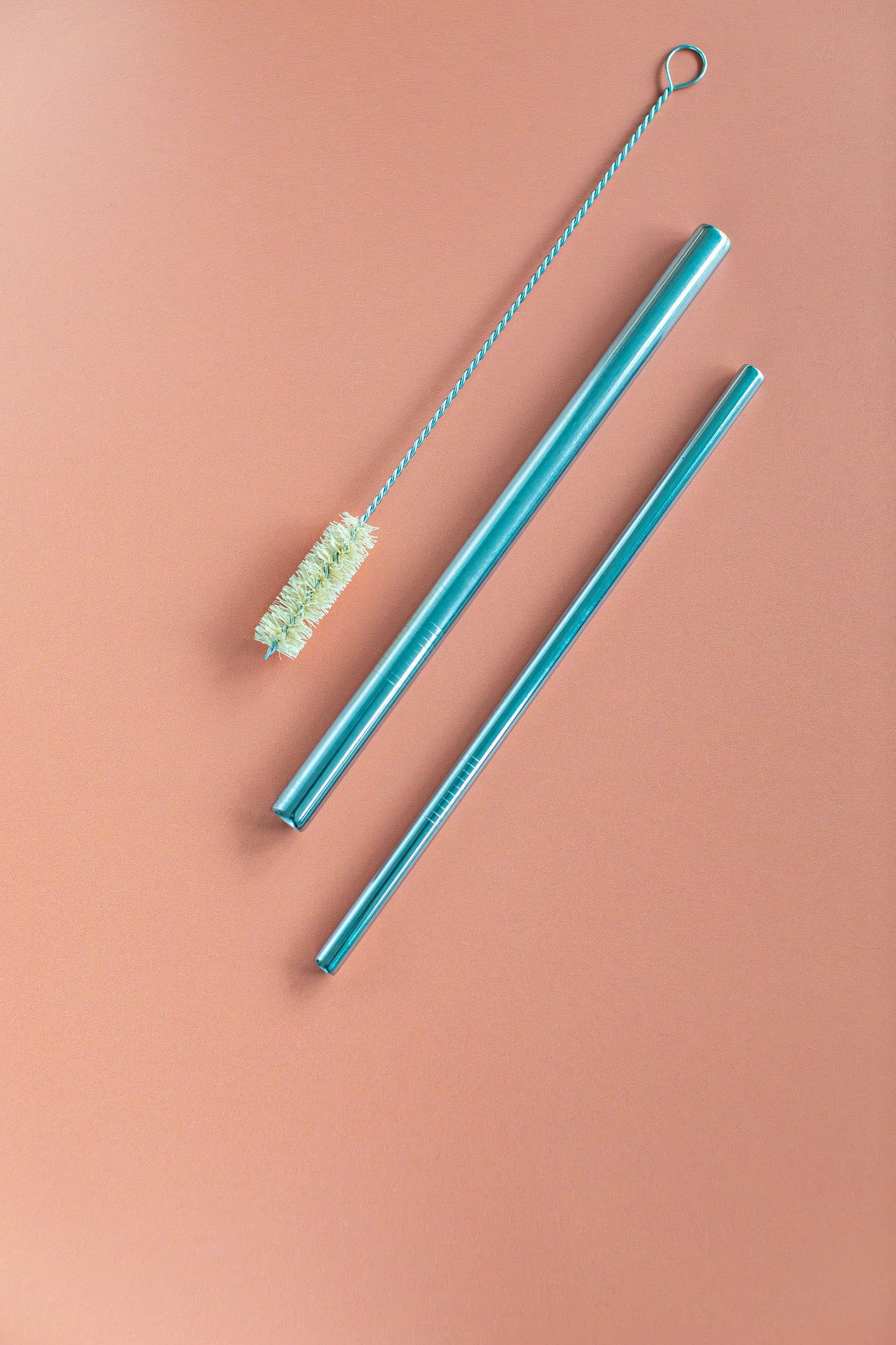 3Pc Stainless Steel Boba Straw Set