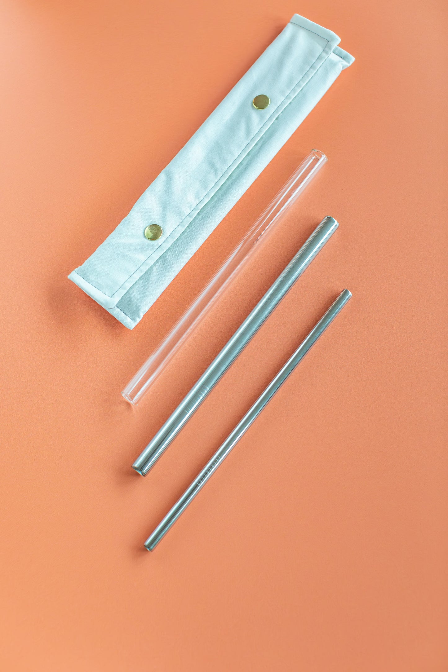 Straw Pouch Set