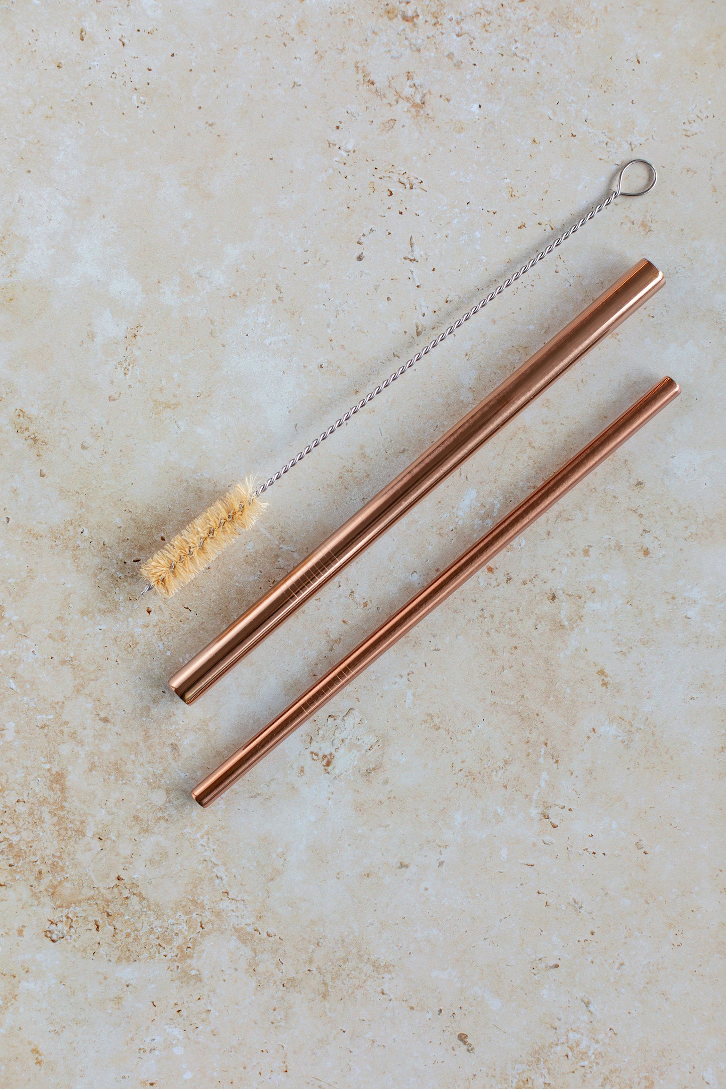 3Pc Stainless Steel Boba Straw Set